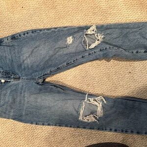 PacSun Distressed Blue Denim Jeans